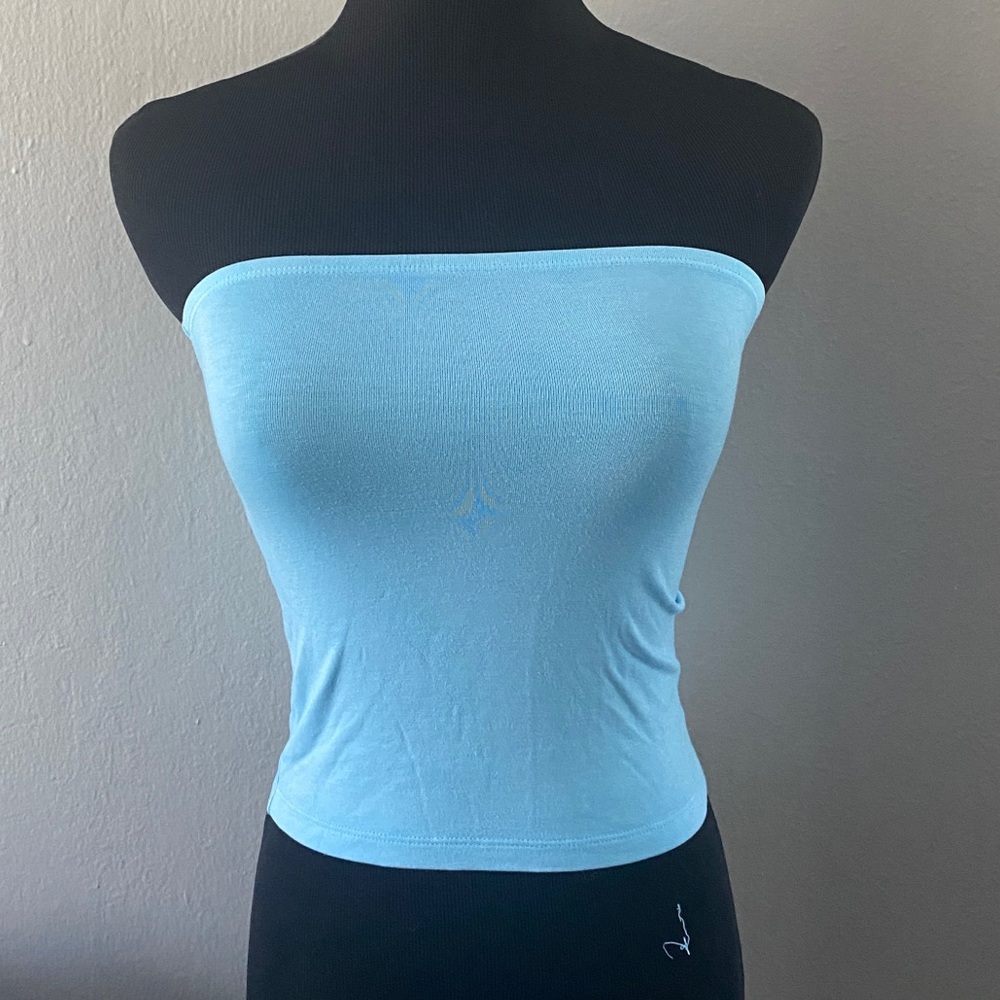 American Eagle blue tube top